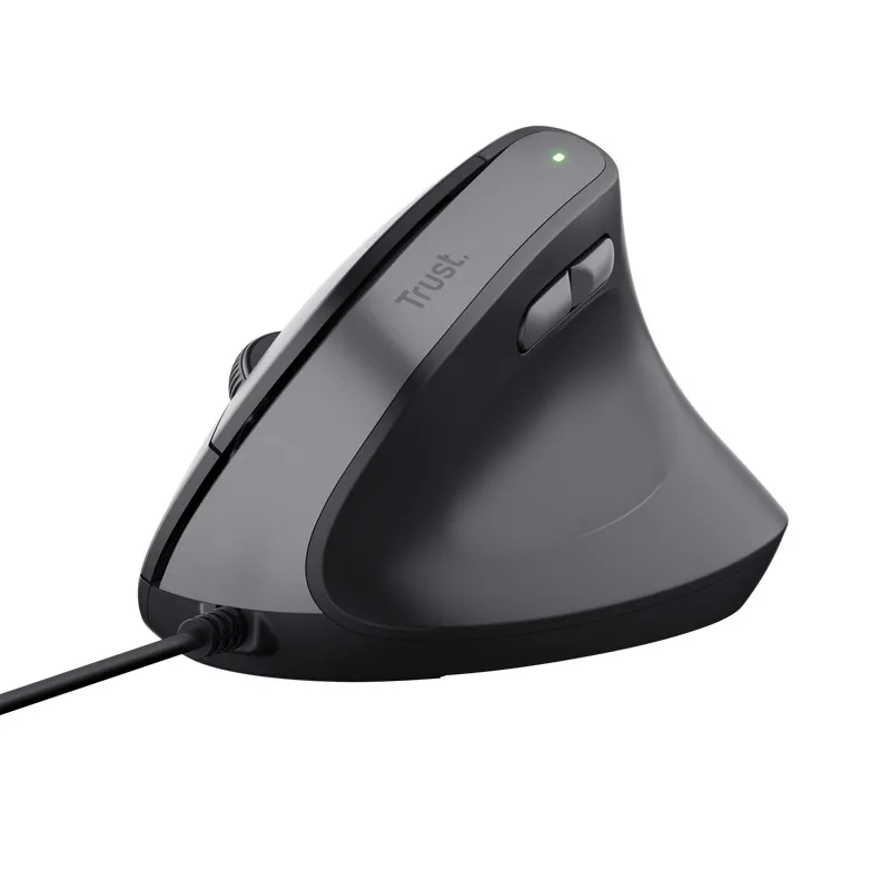 Raton Trust Vertical Bayo II Ergonomico USB Negro 25144 - foto 2
