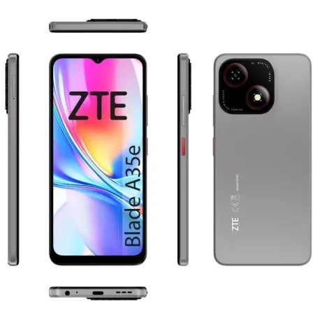 Smartphone ZTE Blade A35E 2GB/ 64GB/ 6.52"/ Gris Oscuro - foto 3