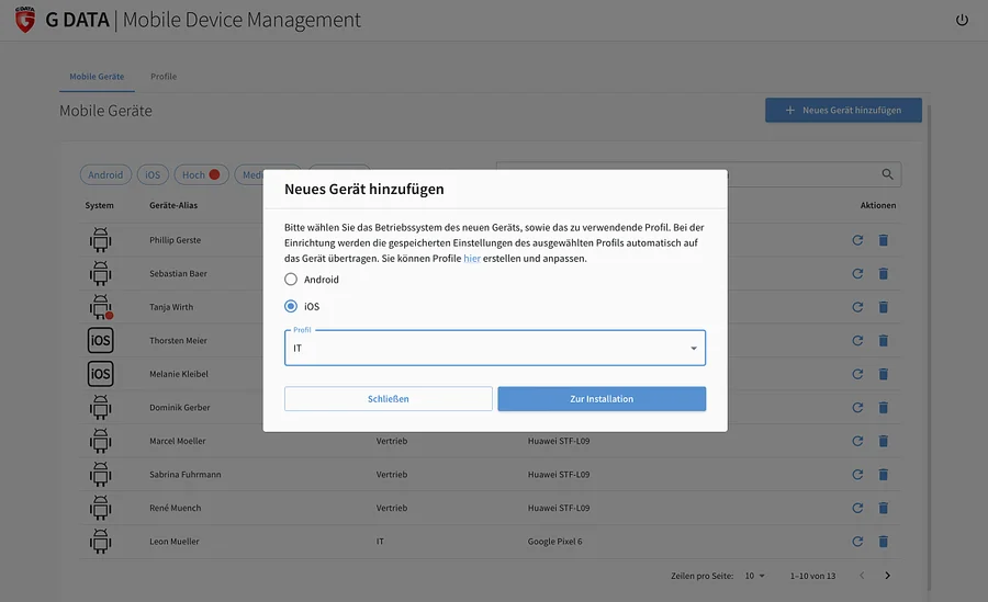 Software Antivirus Gdata Internet Security Mobile (android)