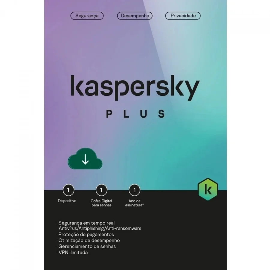 Software Kaspersky PLUS 1 PC 1 Año ESD Kl1042sdafs ESD Stock