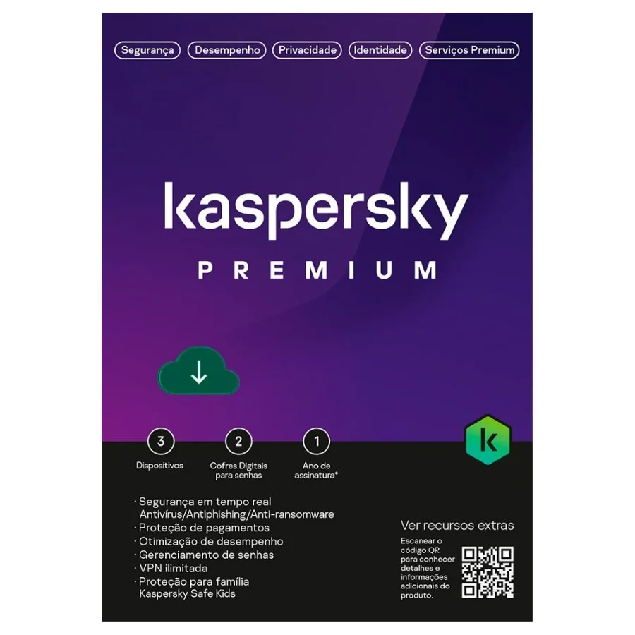 Software Kaspersky Premium 10 PC 1 Año ESD Kl1047sdkfs