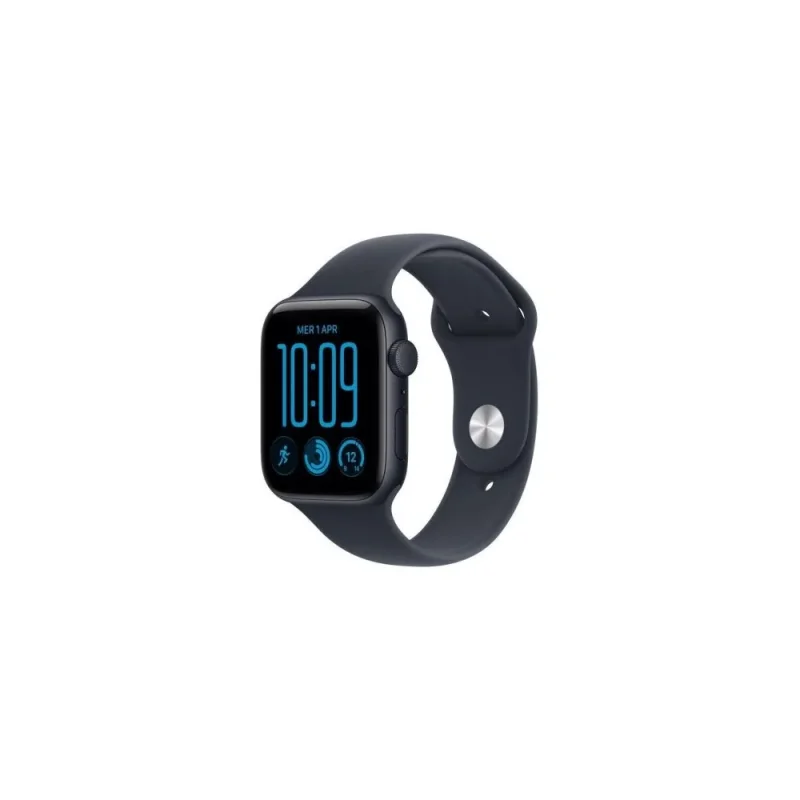 Apple Watch SE3/ GPS/ 44mm/ Caja de Aluminio Medianoche/ Correa Deportiva Azul Marino M/L