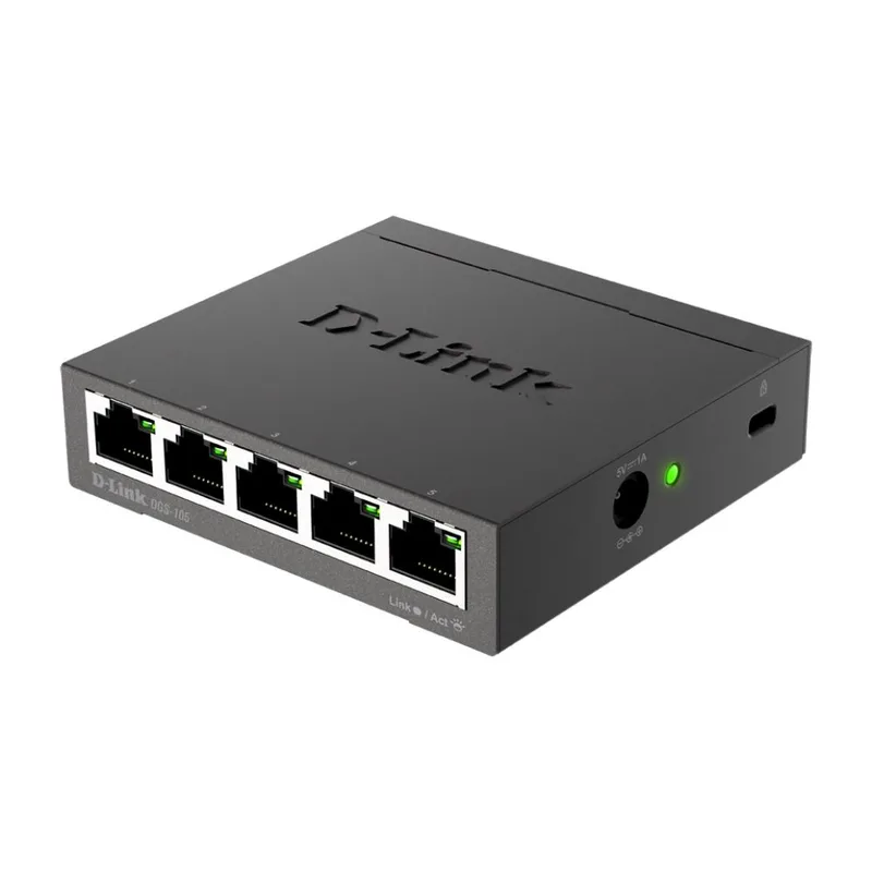 SWITCH D-LINK DGS-105 5 Puertos 10/100/1000 - foto 3
