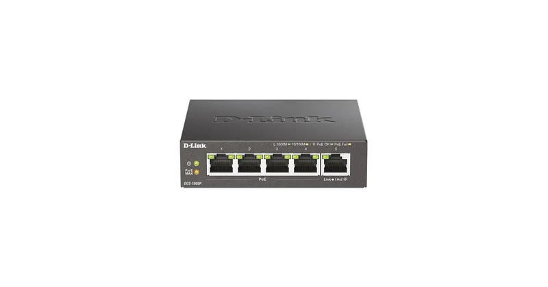 SWITCH D-LINK DGS-1005P 5 Puertos 10/100 - foto 4