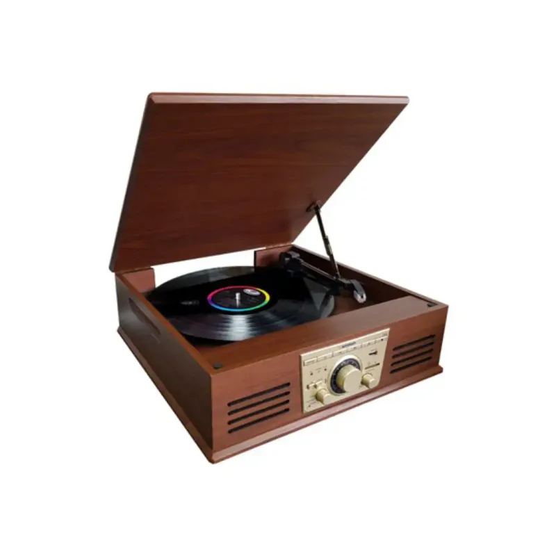 Tocadiscos Sunstech Pxr32wd Bluetooth/fm/usb/sd Madera - foto 2