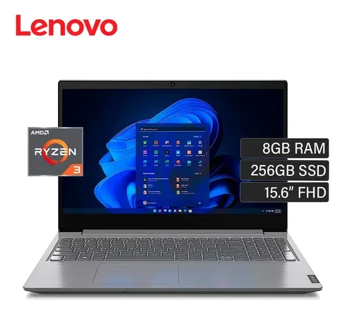Portatil Lenovo V15 G4 AMN R3 7320U 15.6fhd 8GB S512gb Wifi.ax W11h Negro - foto 3