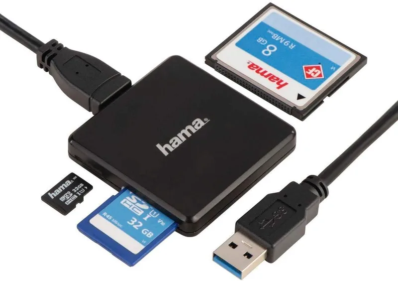 MULTILECTOR Externo HAMA SINGLE DNIE/TARJETAS NEGRO - foto 3