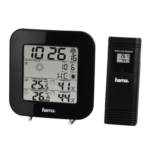 Estacion Meteorologica Hama Ews-200 Negra - foto 2