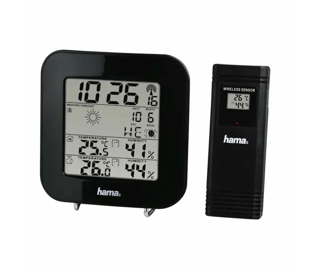 Estacion Meteorologica Hama Ews-200 Negra - foto 3