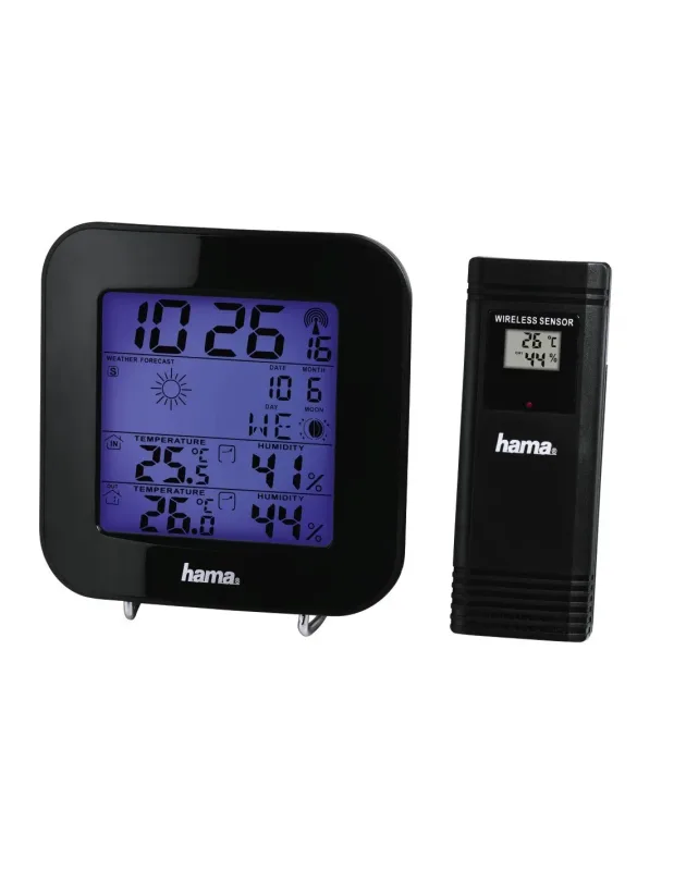 Estacion Meteorologica Hama Ews-200 Negra - foto 4