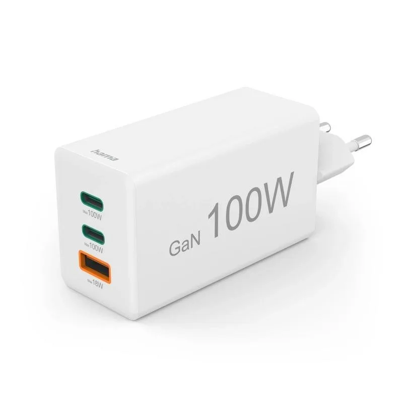 Cargador USB Pared Hama GAN 100W Usb-c - foto 2