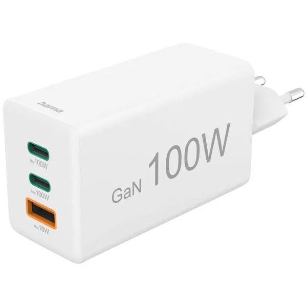 Cargador USB Pared Hama GAN 100W Usb-c - foto 3