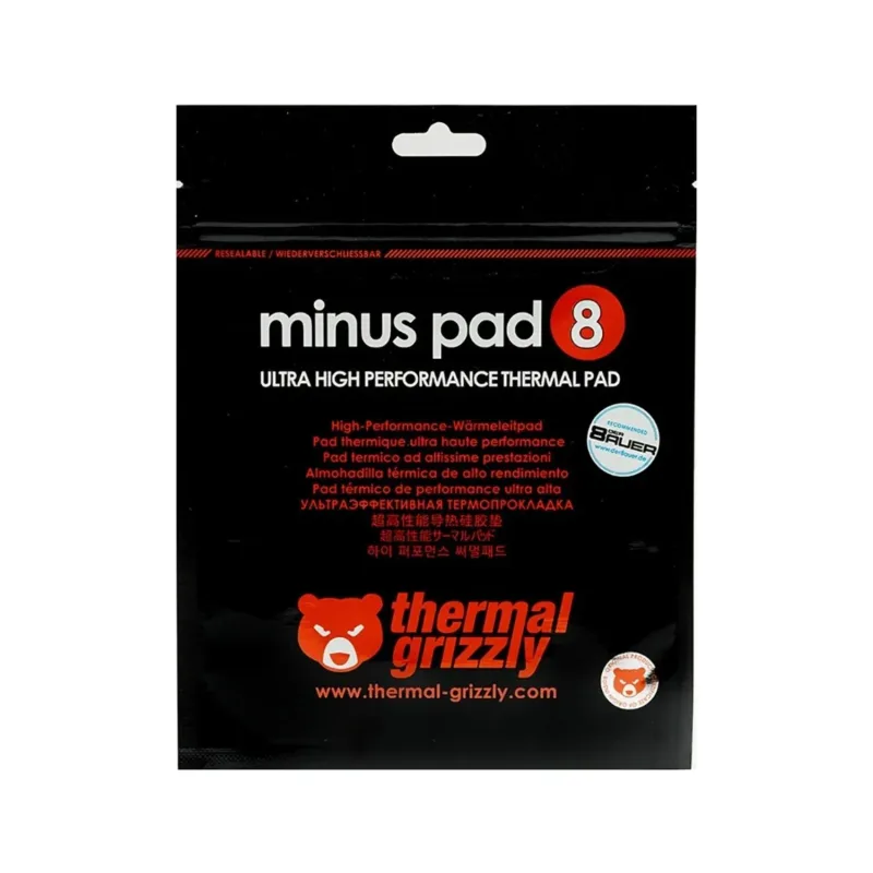 Almohadilla Pasta Termica Grizzly Minus PAD 8 120x20x1mm - foto 3