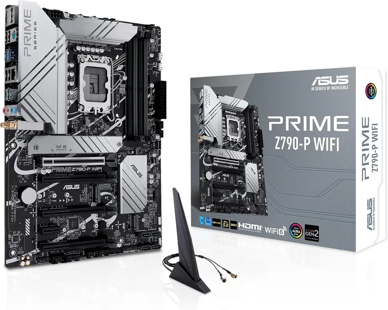 Placa Asus Prime Z790-p WIFI Intel1700 4ddr5 Hdmi/displayport Pcie5.0 4sata3 Usb3.2 ATX - foto 2