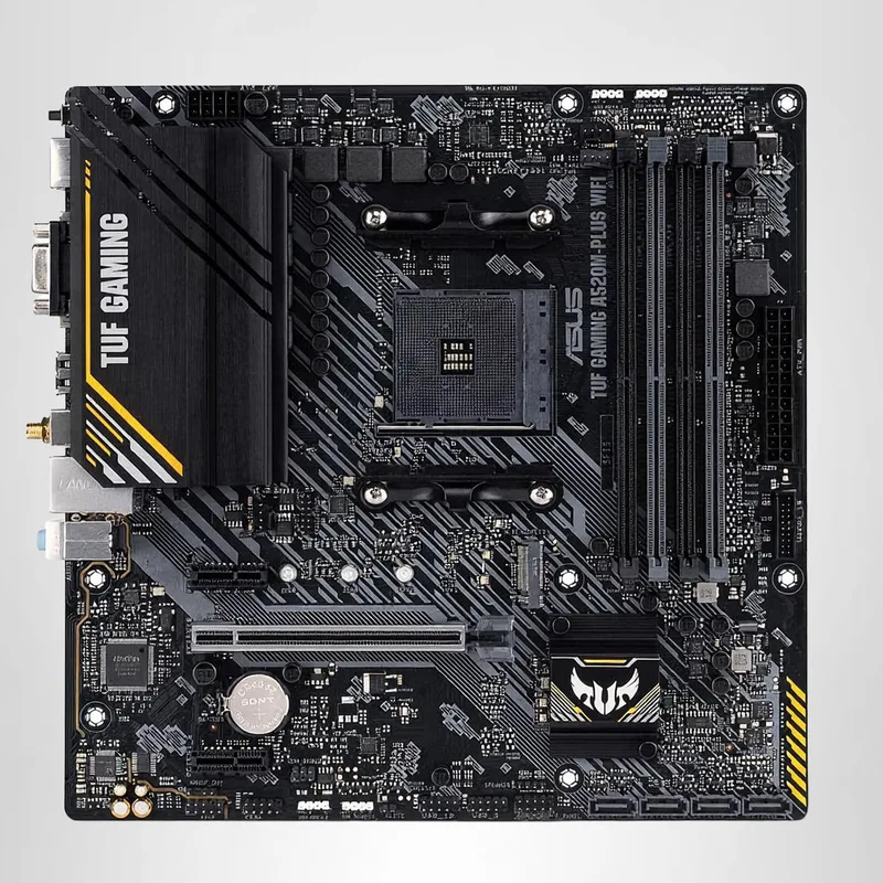 Placa Asus TUF Gaming A620m-plus WIFI AMD AM5 4ddr5 HDMI Pcie3.0 4sata3 Usb3.2 Matx - foto 3