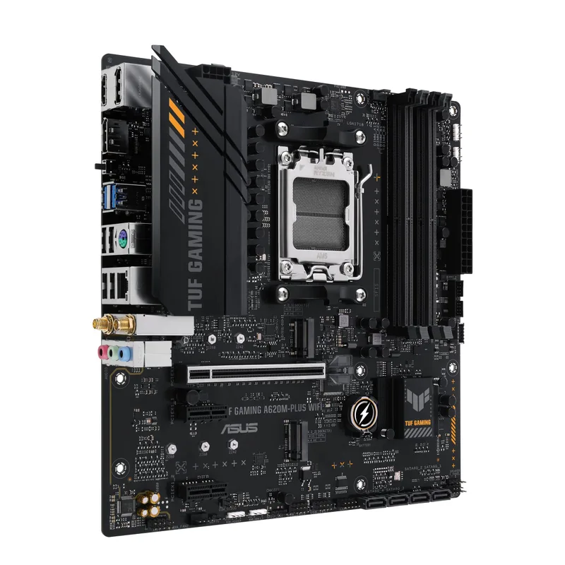 Placa Asus TUF Gaming A620m-plus WIFI AMD AM5 4ddr5 HDMI Pcie3.0 4sata3 Usb3.2 Matx - foto 4