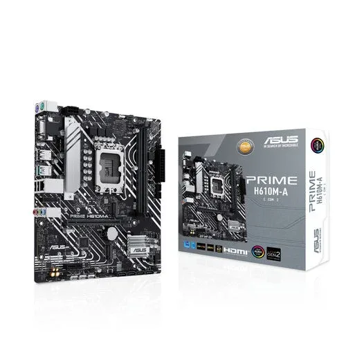 Placa Asus Prime H610m-k Intel1700 2ddr5 HDMI Pcie4.0 4sata3 Usb3.2 Matx - foto 2