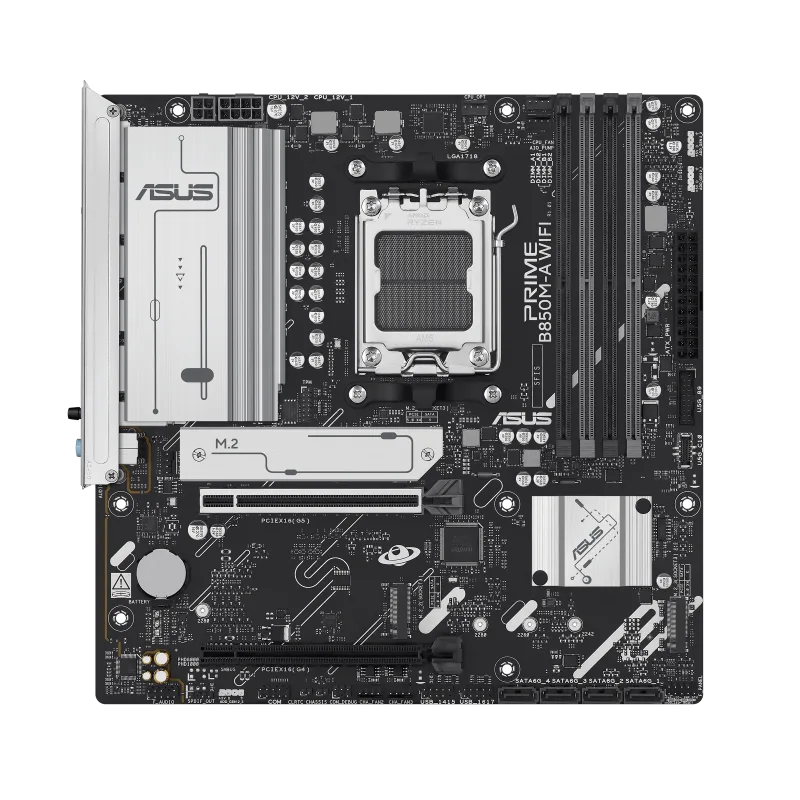 Placa Asus Prime B850m-a-csm AMD AM5 4ddr5 Hdmi/displayport Pcie5.0 4sata3 Usb2.0 Matx