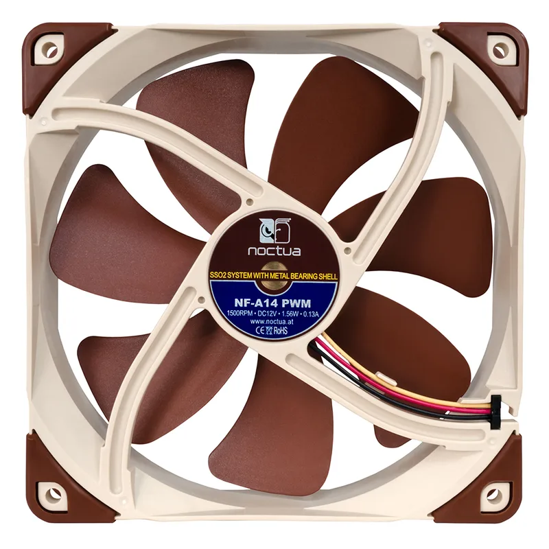 VENTILADOR 14CM NOCTUA NF-A14 PWM MARRON - foto 3