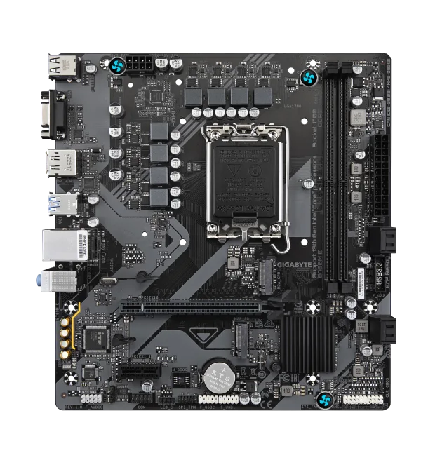 Placa Gigabyte B760m E Intel1700 2ddr5 Hdmi/dp/vga Pcie4.0 4sata3 Usb3.2 Matx - foto 4