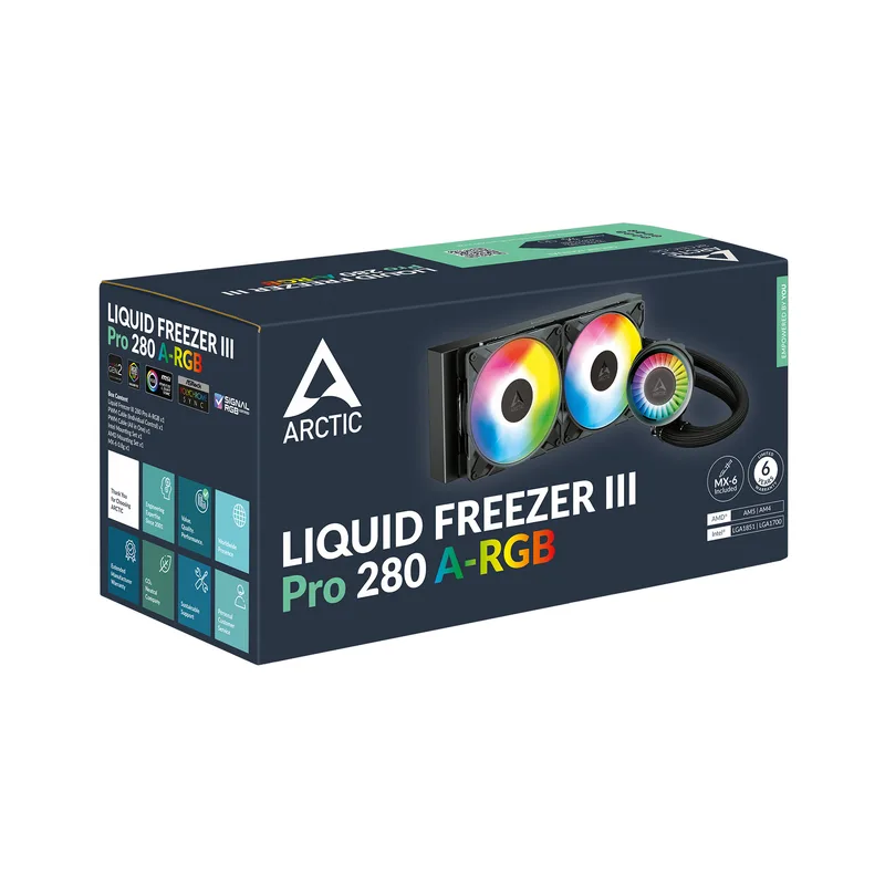 Refrigeracion Liquida CPU Arctic Freezer III PRO 280 A-rgb Negra - foto 3