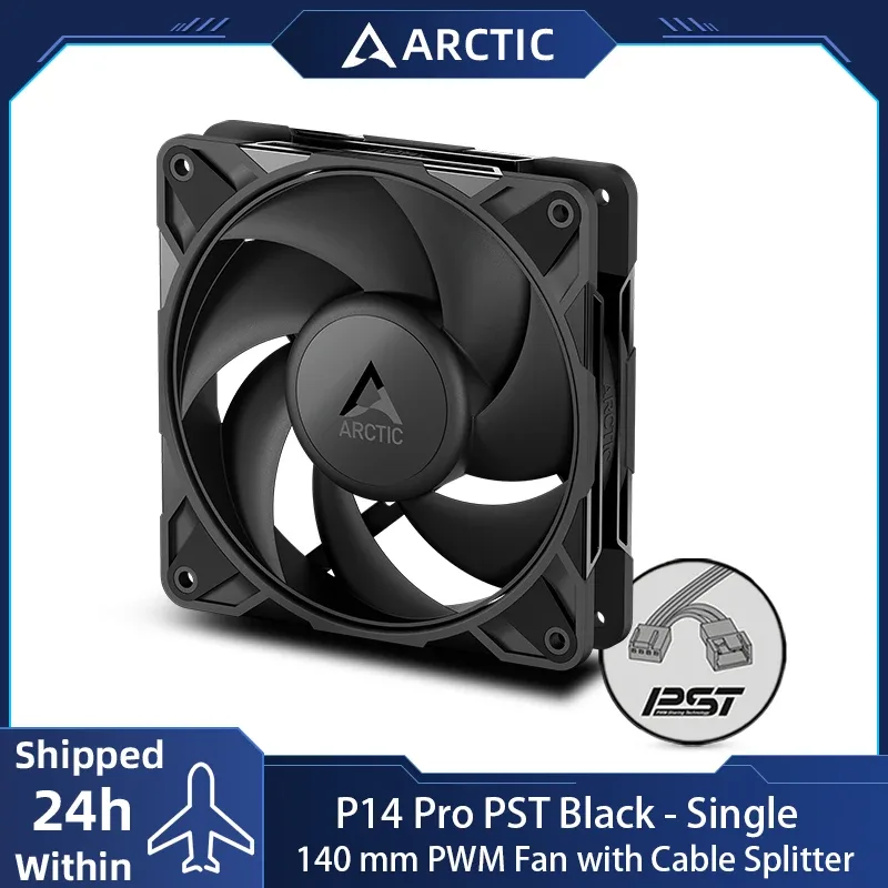 Ventilador 14CM Arctic P14 PRO PST Negro - foto 2