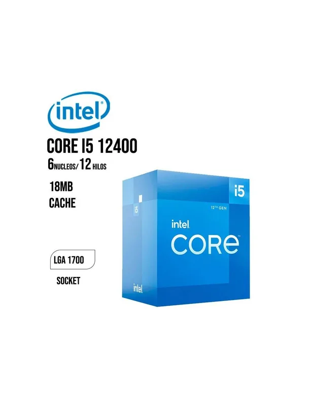 Micro Intel Core I5-12400 2.50/4.40ghz Lga1700 C/ventilador BOX - foto 4