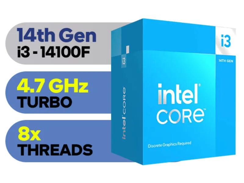 Micro Intel Core I3-14100f 3.5/4.7ghz Lga1700 Raptor Lake BOX - foto 3