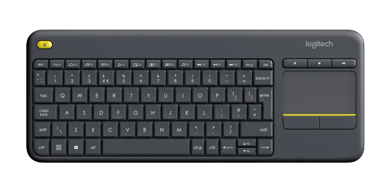Teclado TV Logitech K400 PLUS Multimedia Wireless Negro