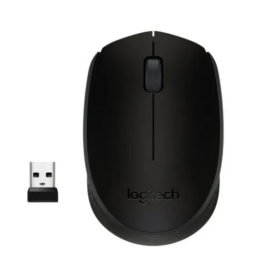 Raton Logitech B170 Inalambrico Negro