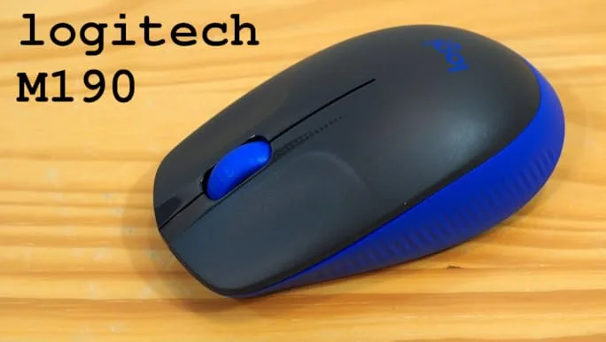 Raton Logitech M190 Inalambrico Negro/azul