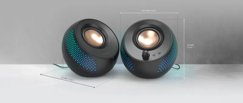 Creative Labs Altavoces Creative Pebble X 2.0 BT Negro RGB - foto 2