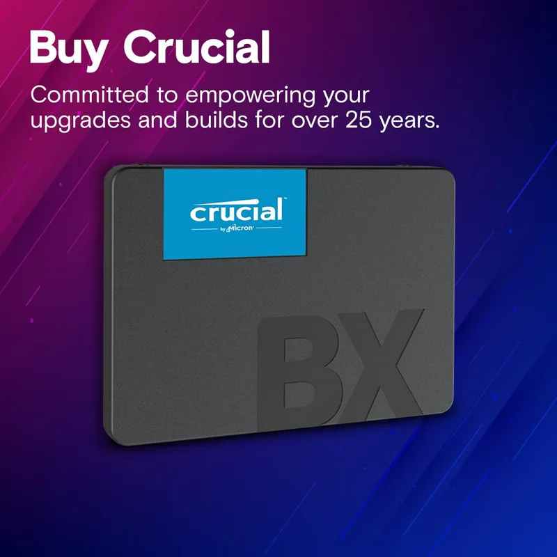 Disco Sólido SSD CRUCIAL 2.5 500GB SATA3 BX500 - foto 4