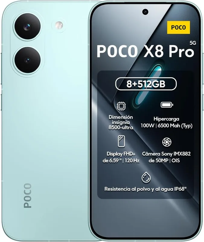 Smartphone Xiaomi Poco X8 PRO 8gb/512gb Green - foto 3