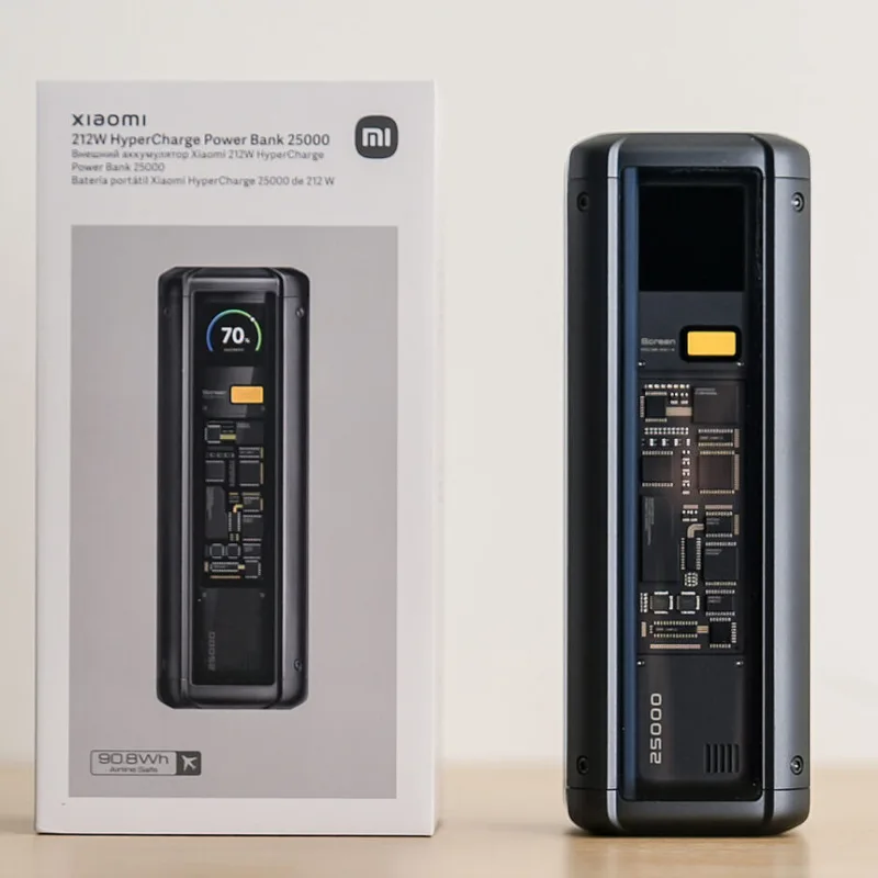 POWERBANK XIAOMI HYPERCHARGE 212W 25000mAH GL - foto 4