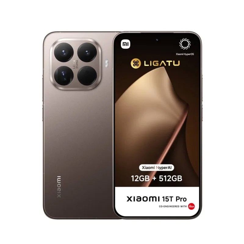 Smartphone Xiaomi 15T PRO 6,73 Amoled 12gb/512gb Mocha Gold
