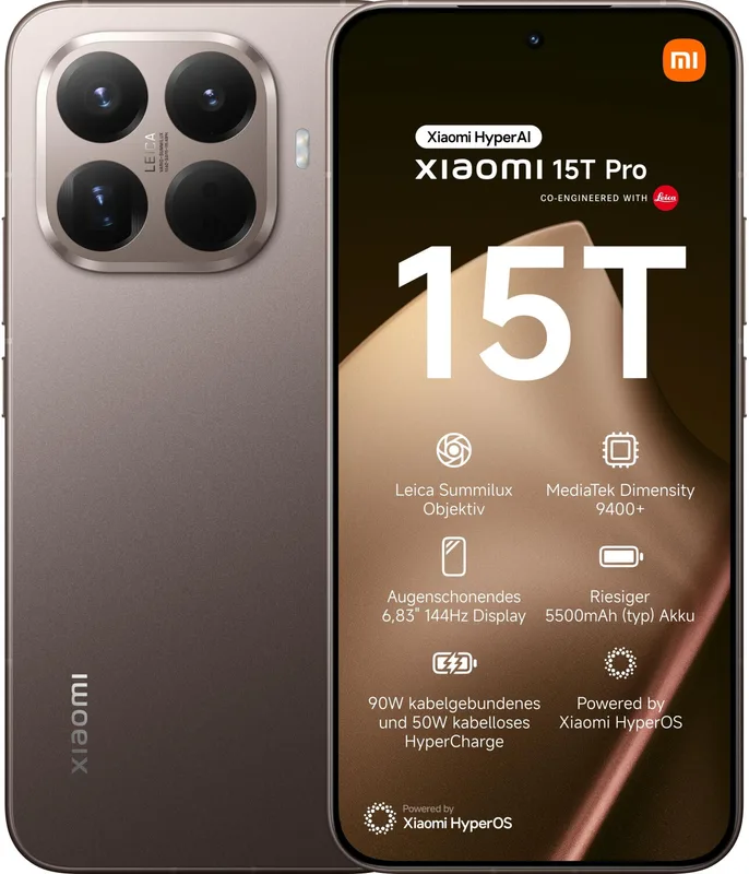 Smartphone Xiaomi 15T PRO 6,73 Amoled 12gb/512gb Mocha Gold - foto 3
