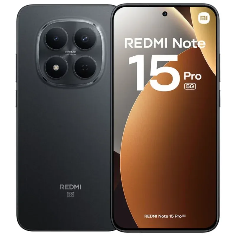 Smartphone Xiaomi Redmi Note 15 PRO 5G 6,83 8GB RAM 256GB ROM Black