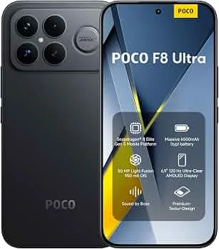 Xiaomi Smartphone Poco F8 ULTRA 12gb/256gb Black - foto 2