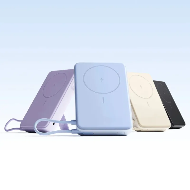 Powerbank Xiaomi Magnetic Powerbank 10000MAH With Built-in Stand Blue