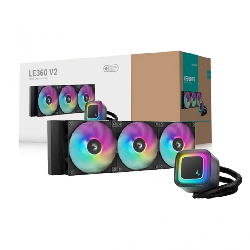 Refrigeracion Liquida CPU Deepcool Le360 V2 Zero Dark Negra Argb - foto 2