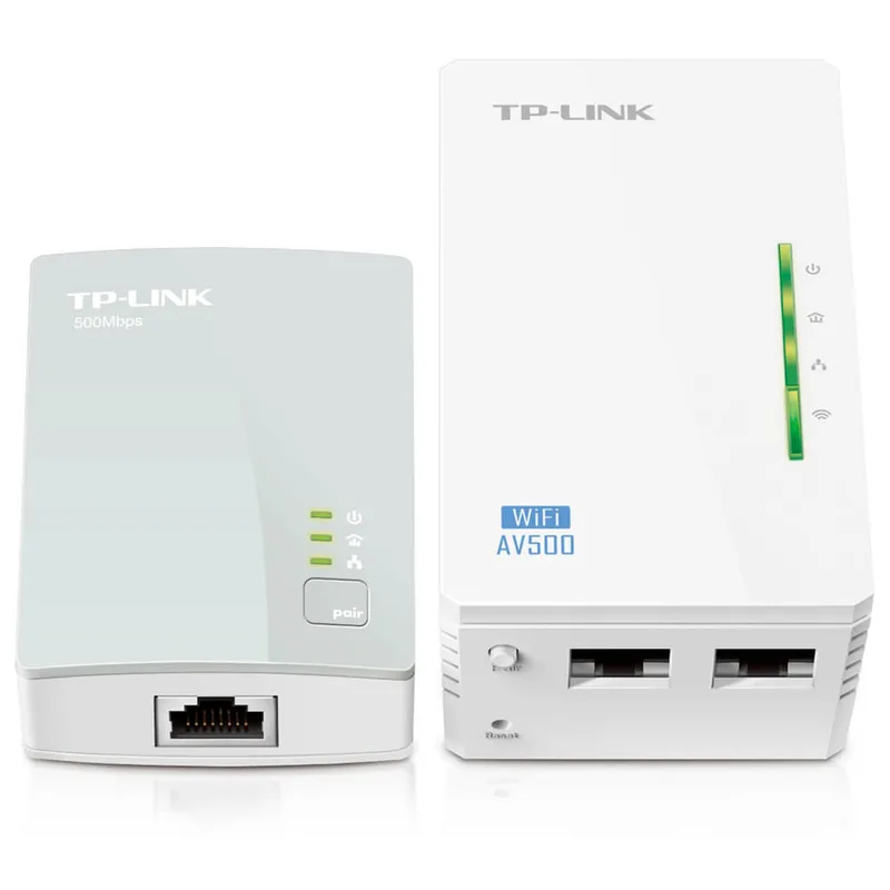 Kit 2 Plc/powerline Tp-link Tl-wpa4220kit 2rj45/500mbps Wifi-n/300mbps - foto 2