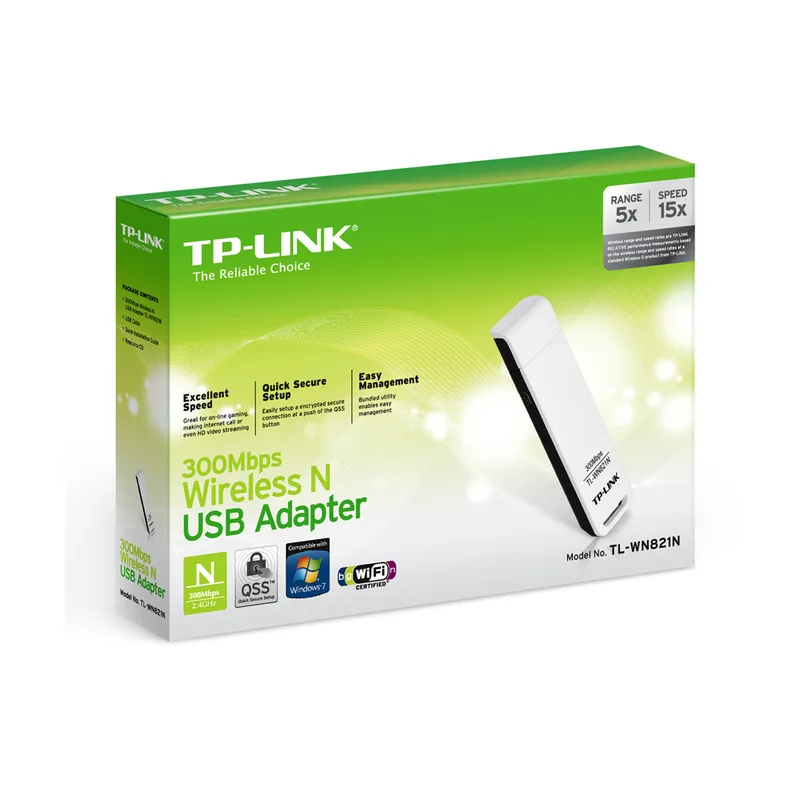 Adaptador RED Tp-link Tl-wn821n Usb2.0 Wifi-n/300mb - foto 3