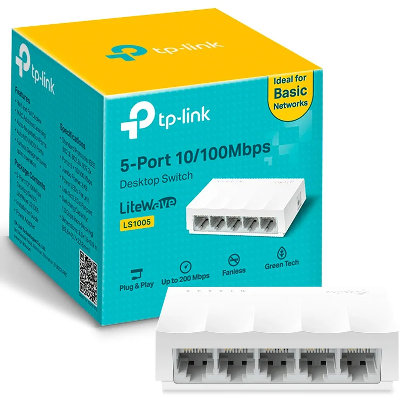 SWITCH TP-LINK LS1005G 5 Puertos 10/100/1000MBPS