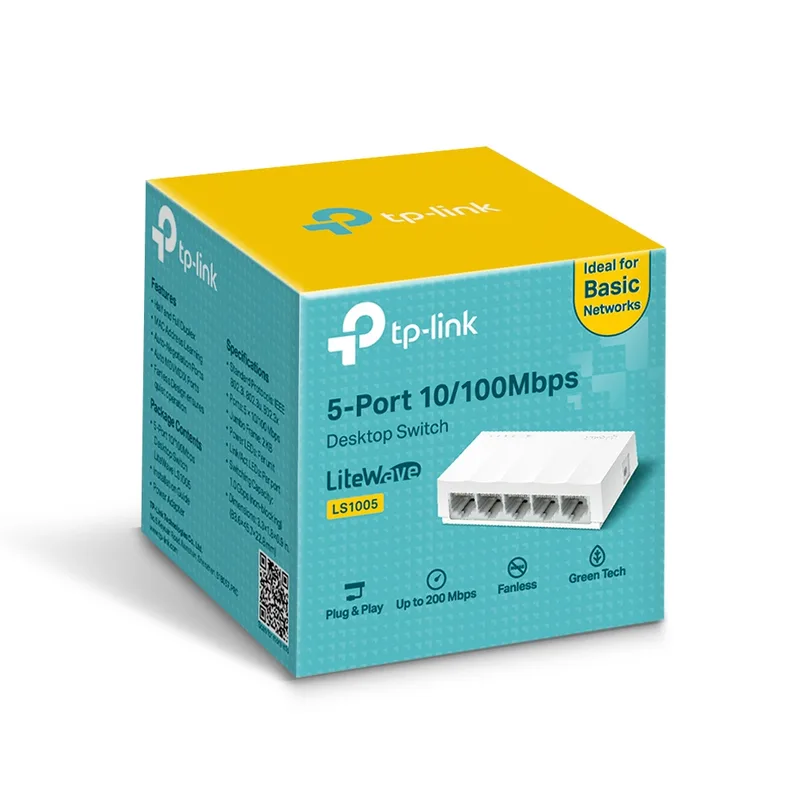SWITCH TP-LINK LS1005G 5 Puertos 10/100/1000MBPS - foto 3