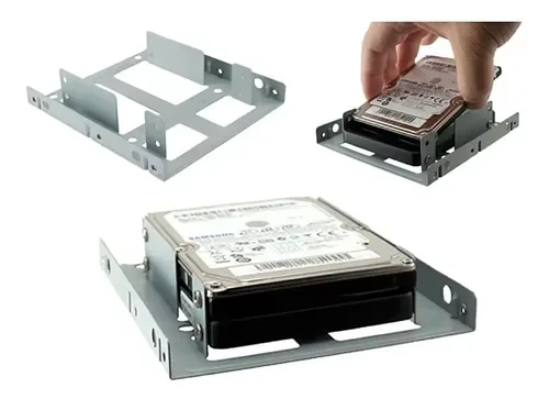 ADAPTADOR UNYKA DISCOS Disco Duro HDD/Disco Sólido SSD - BAHÍA 2.5'' A 3,5'' - foto 2