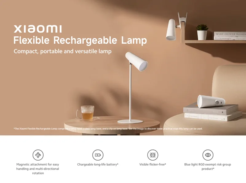 Lampara Ledxiaomi Flexible Rechargeable Lamp - foto 4