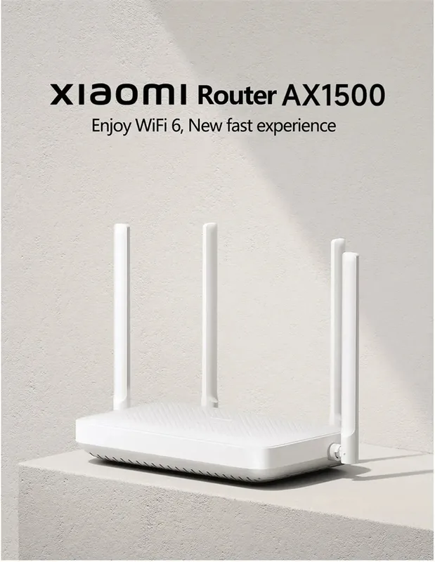 Router Xiaomi Ax1500 Wifi-6 - foto 2