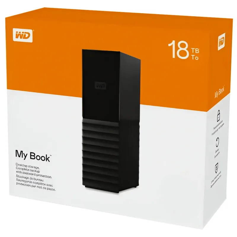 Disco Duro HDD Western Digital Externo 3.5 6TB MY BOOK NEGRO