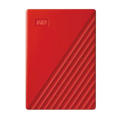 Disco Duro HDD Western Digital Externo 2.5 4TB MY PASSPORT ROJO